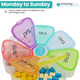 Pill Box -7 Days Storage Box Round